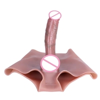 SXXY Arnés de cinturón con dildo para hombre, bragas con dildo, funda hueca para alargar el pene, juguete sexual para hombre, venta al por mayor
