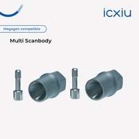 Corps de numérisation composite de précision compatible Megagen pour un positionnement stable lors de la numérisation d'implants et du flux de travail de modélisation numérique