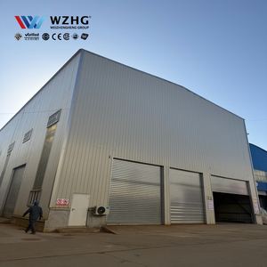 Bâtiment d'entrepôt en structure métallique préfabriquée intelligente, atelier industriel intelligent en métal, stockage - Product Image 1