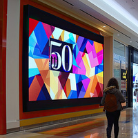 Écran LED d'affichage vidéo publicitaire à pas de pixel fin fixe 4k 8k P1.25 P2 P2.5, mur vidéo LED, écran LED intérieur