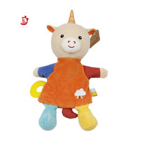 Jouets en peluche pour bébés très vendus, adorables licornes, marionnettes éducatives, personnalisables et échantillons disponibles