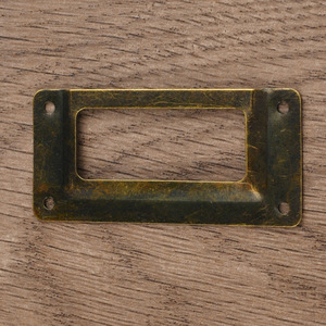 Furniture Handle Rectangle Carbon Steel Antique Bronze White <b>Black</b> Multi Function Drawer Pull - Product Image 4