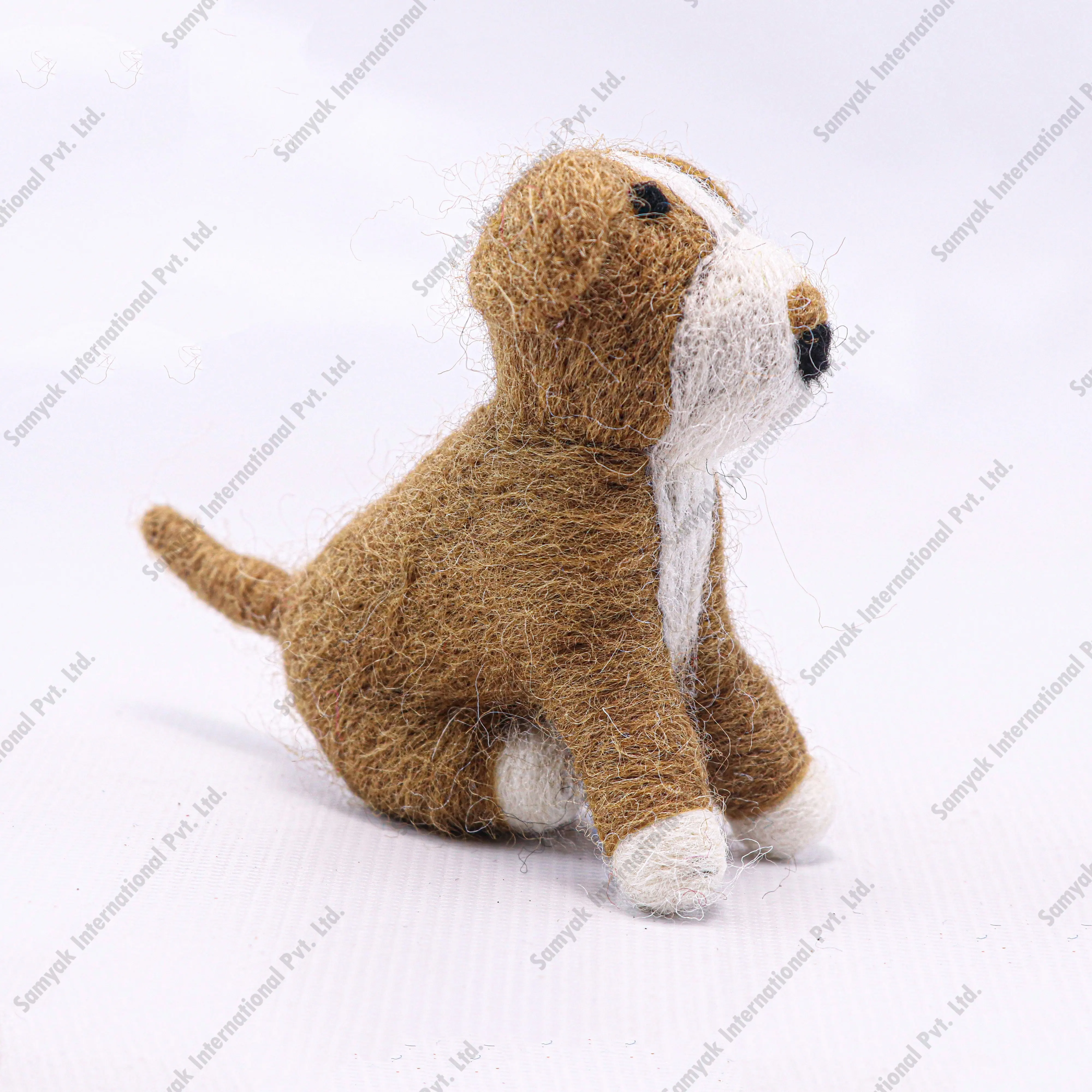 דמות כלבים לבד צמר מרינו צעצוע קטיפה חינוכי בובות מונטסורי להתאים אישית עיצוב וצבעים