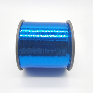 Chất Lượng Cao Màu Sắc Phẳng 12u 23u 1/69 1/110 M Loại Đầy Màu Sắc Màu Xanh Vàng Bạc Phẳng 100% Sợi Kim Loại Để Dệt - Product Image 5