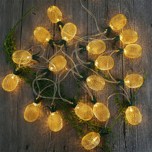 Pineapple Lamp Led Retro Heart Shape Christmas Battery Box String Light Wedding <strong>Background</strong> Decoration Student Children Gift - Product Image 4