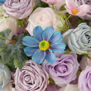 Centro <span class=keywords><strong>de</strong></span> <span class=keywords><strong>Mesa</strong></span> <span class=keywords><strong>de</strong></span> Flores Artificiales Mixtas, Arreglo Floral <span class=keywords><strong>de</strong></span> Rosas, Peonías e Hortensias <span class=keywords><strong>de</strong></span> Seda <span class=keywords><strong>en</strong></span> Jarrón <span class=keywords><strong>de</strong></span> Vidrio para Centro <span class=keywords><strong>de</strong></span> <span class=keywords><strong>Mesa</strong></span> <span class=keywords><strong>de</strong></span> Boda - Product Image 3