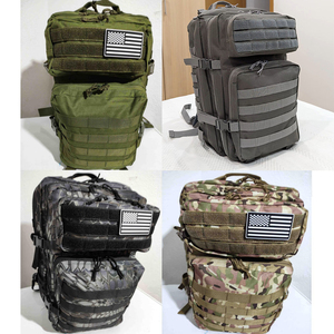 Sac à dos tactique Molle <span class=keywords><strong>800D</strong></span> robuste vert 45L camouflage pour survie extrême en extérieur - Product Image 3