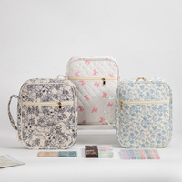 Nouvelle Housse de Livre Matelassée Anti-Poussière Multifonctionnelle Moderne Minimaliste Sac de Rangement pour Livres Sac de Voyage Portable Sac à Cosmétiques Floral et Sac de Prière