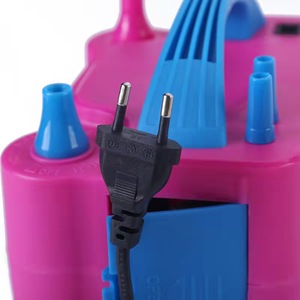 Pompa Balon Listrik OEM JY 2025 110V 600W Merah Portabel Dua Nozzle Inflator Blower untuk Dekorasi Pesta - Product Image 4