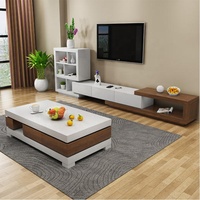 Ensemble de table basse en bois moderne de luxe pour salon, très vendu