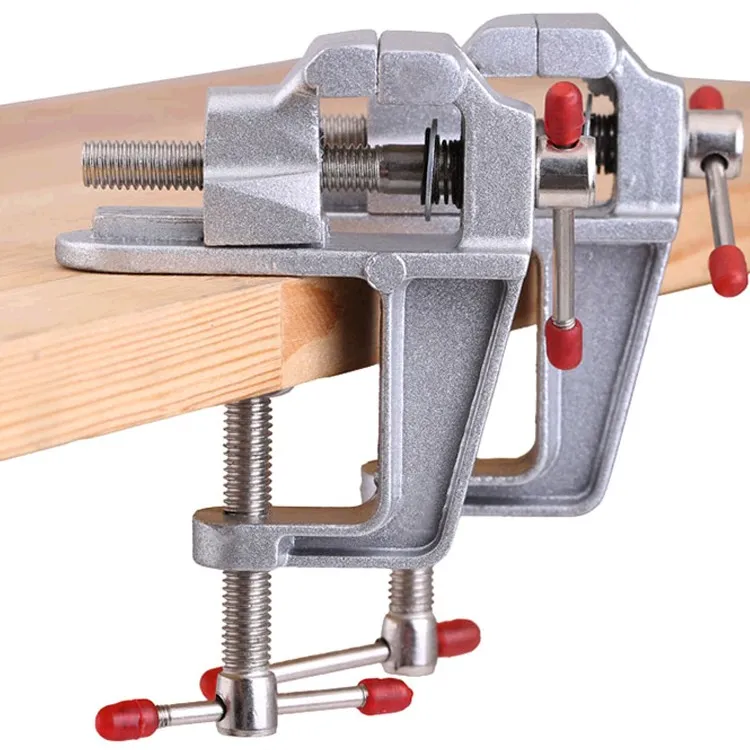 Tornillo de mesa pequeño para carpintería, accesorio fijo, banco de trabajo de tallado