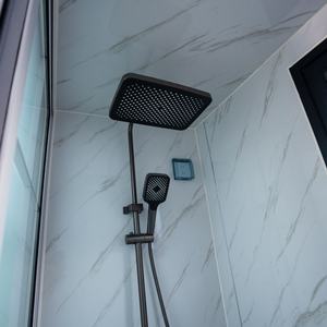 <span class=keywords><strong>Maison</strong></span> conteneur extensible à <span class=keywords><strong>double</strong></span> aile en acier portable de haute qualité, design moderne du milieu du siècle, atelier de bureau - Product Image 3