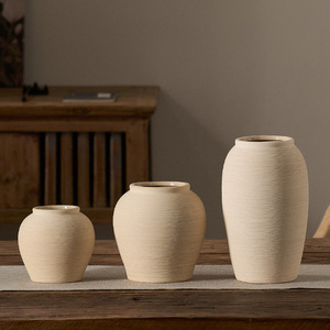 Jarrón de Cerámica Estilo Wabi Sabi de Roca Oriental, Adorno Cepillado Hecho a Mano, Jarra de Cerámica Moderna y Minimalista para Mesa, <span class=keywords><strong>Florero</strong></span> - Product Image 3