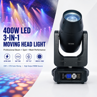 Barra de Luces LED 3 en 1 de 400W con Cabezal Móvil, Gobo, Mezcla de Colores CMY CTO, Patrón Giratorio, DMX512, AC100-240V para Conciertos, Clubes, Teatros