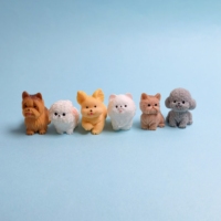 Lot de 100 figurines de chiens miniatures en 3D de 20 mm, modèles réalistes pour la décoration de la maison, du bureau et les cadeaux de fête