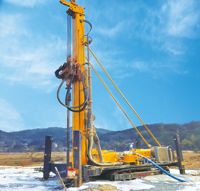 Foreuse d'exploration à circulation inversée robuste BDMYC-350RC 350m pour l'exploitation minière de roches dures et l'essai géologique