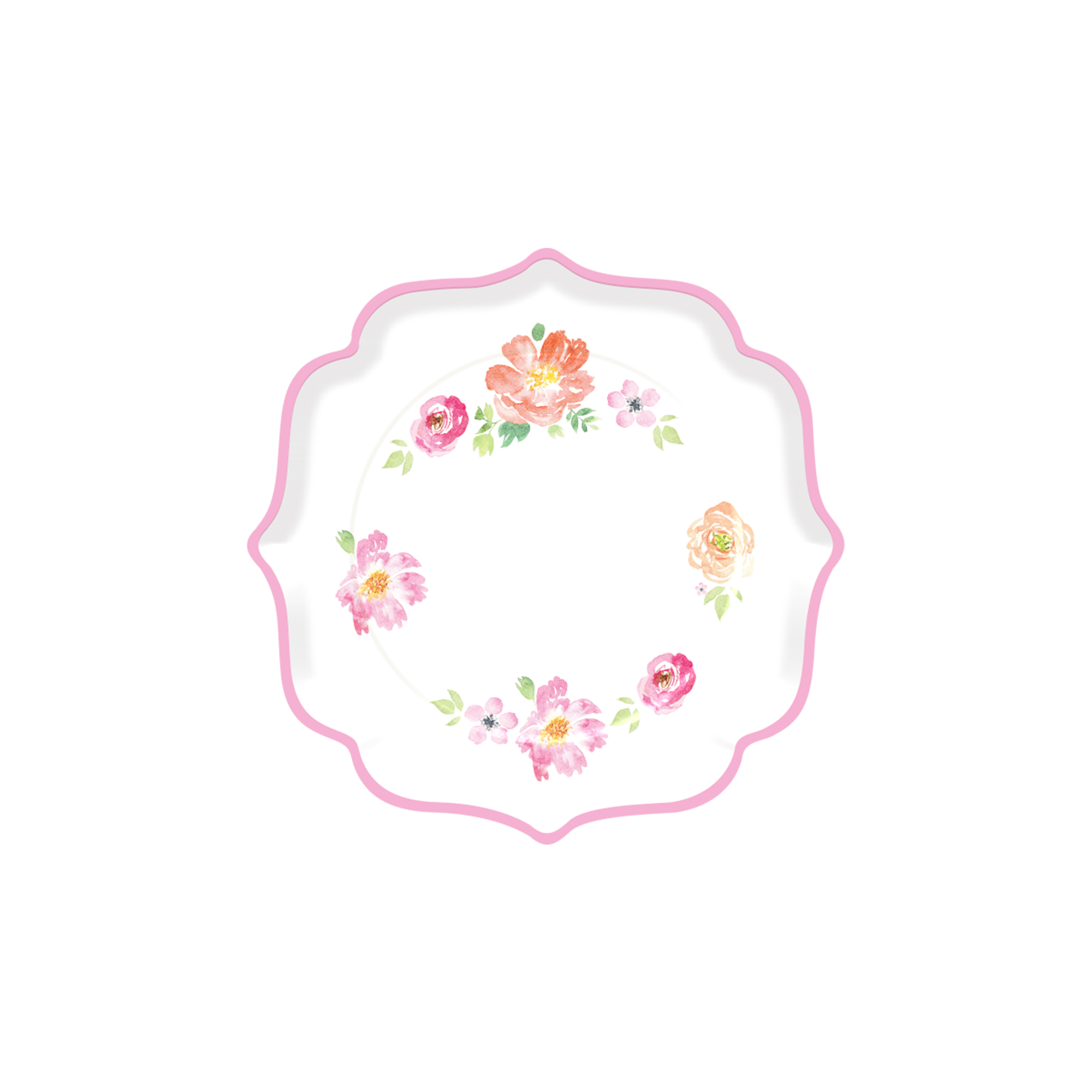 Plato de papel de 7 pulgadas * 8 piezas