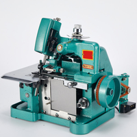 Machine à coudre surjeteuse industrielle électrique à double aiguille, moteur automatique, mini portable, pour usage domestique, en ABS, vente chaude