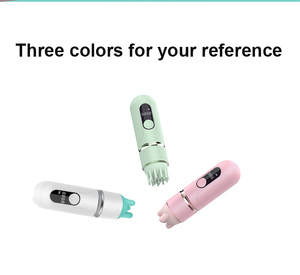 مصنع الجملة الكهربائية سيليكون خمسة رؤوس للاستبدال قابلة لإعادة الشحن مدلك الحيوانات الأليفة القط - Product Image 5