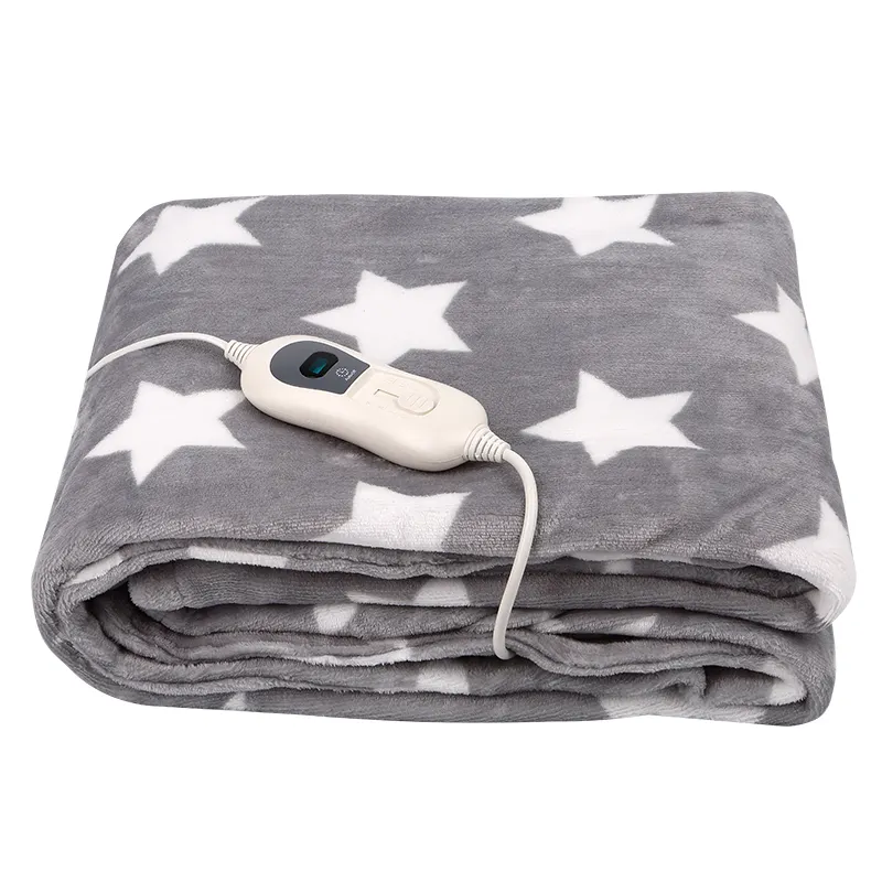 Super soft throw blanket wool weighted heating electric blanket