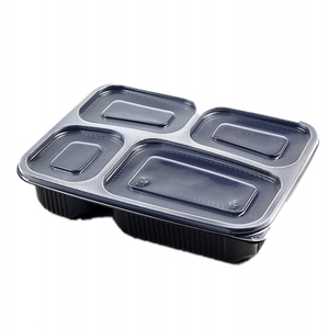 Оптовые одноразовые ланч-боксы бенто с 2, 3, 4, 5 отделениями, контейнеры для еды из полипропилена, подносы для приготовления блюд - Product Image 2
