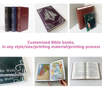 Usine professionnelle fabricant personnalisé Letrs Grandes Santa Reina Valera 1960 Bibles chrétien Sainte Bible impression