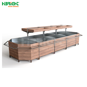 Tùy chỉnh siêu thị Rau Kệ tươi sản phẩm trái cây rau giá với nhiều lớp - Product Image 6