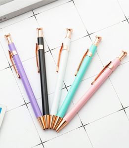 Selling Press Metal Ballpoint Pen With Print Logo Custom Laser for Office Student <b>Stationery</b> Advertising <b>Gift</b> - Product Image 3