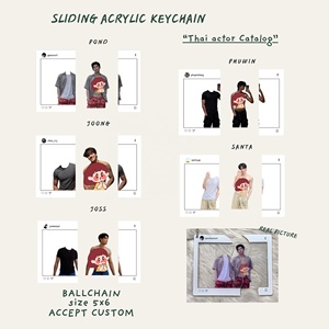Expositor de acrílico OEM/ODM deslizante para merchandising de K-Pop y actores tailandeses, hecho por fans - Product Image 2