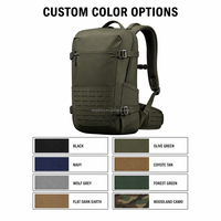 Sac à dos tactique personnalisé pour la chasse en plein air, respirant, avec poches latérales, bretelles réglables, durable, résistant à l'eau, compatible MOLLE