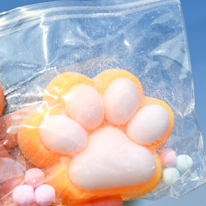 Mèo Paw TPR handmade mềm Pinch bóp đồ chơi squishy mochi Fluffy co giãn đổ xô chân Paw phục hồi Squishy giải nén đồ chơi - Product Image 5