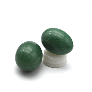 Juego de 3 Huevos Yoni de <span class=keywords><strong>Jade</strong></span>, Bolas de Kegel de Piedra Natural Pulida para Ejercicios de Músculos Pélvicos, Regalo Curativo para Mujeres - Product Image 2