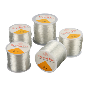 <span class=keywords><strong>Fil</strong></span> de cordon de perlage <span class=keywords><strong>transparent</strong></span> <span class=keywords><strong>élastique</strong></span> clair <span class=keywords><strong>pour</strong></span> la fabrication de colliers, de bracelets et de bijoux en DIY - Product Image 1