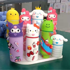 Sanlio kulomi Silicone bút chì trường hợp và văn phòng phẩm dễ thương phim hoạt hình túi bút trường hợp và hộp cho học sinh tiểu học Quà Tặng - Product Image 5