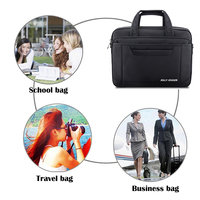 Porte-documents classique mince de 15.6 pouces, sacoche de voyage d'affaires pour ordinateur portable