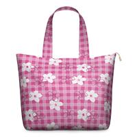 Sac fourre-tout en polyester imprimé avec fermeture éclair personnalisée, motif Palaka Hawaïen, le moins cher, sac à main pour femme pour les voyages et les week-ends