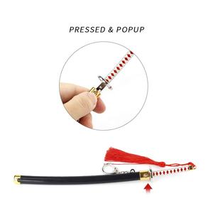 2026 diseño Popular aleación Anime Demon Slayers <span class=keywords><strong>Tsuyuri</strong></span> <span class=keywords><strong>Kanao</strong></span> Katana espada modelo prensa Auto expulsión llavero para <span class=keywords><strong>Cosplay</strong></span> - Product Image 3