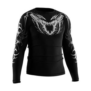 Rashguard Death Core Heavy Metal pour hommes, protection UV, séchage rapide, anti-frottement, parfait pour le MMA, les sports nautiques, couche de base - Product Image 3