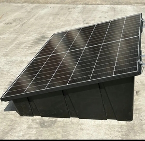 Système de panneaux solaires photovoltaïques avec seau en plastique lesté, montage <span class=keywords><strong>sur</strong></span> toit ou au sol, résistant aux UV - Product Image 1