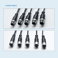 Connecteur électrique aviation personnalisé GX12 mâle à femelle M12 étanche câble 2p 3p 4p 5p 8p pour l'automatisation industrielle