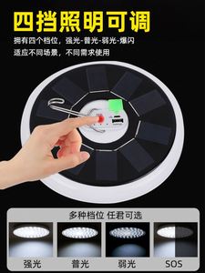 Lampes de camping LED rechargeables OEM WM-61-C à commande tactile avec fonction d'urgence USB - Product Image 5