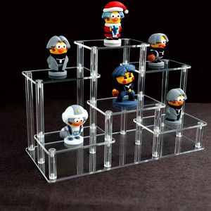 Acrylic Transparent Display Stand Multi Layer Figurine Storage Desktop Organizer For Anime Collectibles - Product Image 4