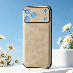 Coque de téléphone en cuir PU gravée au laser DIY pour iPhone 17 16 15 14 Pro Max, découpes précises, double couche en fibre de carbone - Product Image 6