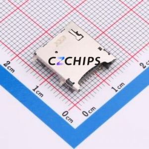 XKTF-1152-1 SD Card / Memory Card Connector SMD Connector Self-Return Type MicroSD Card (TF Card) Card Holder 2.9mm - Product Image 1