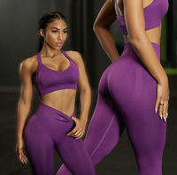 Leggings de sport pour femmes, soutien-gorge de Yoga sans couture, ensemble de Fitness, 5 pièces