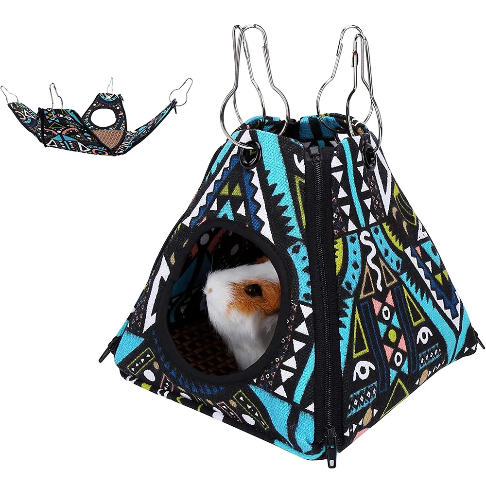 5523 Custom Cool Mat Small Animal Ferret Rat Guinea Pig Mice Hamster Chincilla Hammock Sleeper Cage Accessories Animal Tent