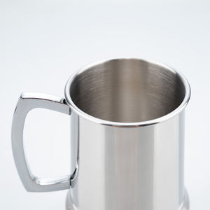 Bierpul 16Oz Spiegel Custom Logo Kleur Metaal Gepolijst Roestvrij Staal Bier Tankard Europa Party Dubbele Wand Roestvrijstalen Beker - Product Image 5