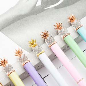 Promotion Nouvelle Arrivée Stylo Bille Créatif Ananas Diamanté avec Marque Personnalisée - Product Image 3