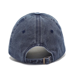 Washed Cotton <b>Baseball</b> <b>Cap</b> Unisex Soft Top Embroidery Vintage <b>Plain</b> Design For Outdoor Wear - Product Image 5