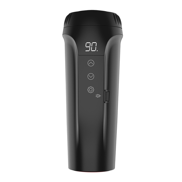 Smart Coffee Mug Temperature Control Travel Heated Coffee Mug 12V Stainless Steel, Tumbler  Electric Smart